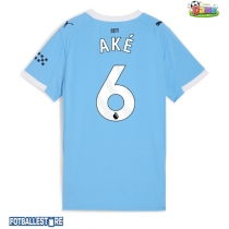 Manchester City Nathan Ake #6 Hjemmedrakt Dame 2025-26 Kortermet
